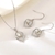 Picture of New Cubic Zirconia 925 Sterling Silver 2 Piece Jewelry Set