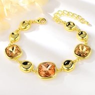 Picture of Luxury Gold Plated Fashion Bracelet with Full Guarantee