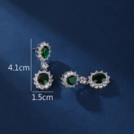 Picture of Luxury Cubic Zirconia Dangle Earrings with 3~7 Day Delivery