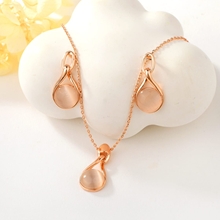 Show details for Irresistible White Rose Gold Plated 2 Piece Jewelry Set For Your Occasions