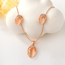 Show details for Low Cost Rose Gold Plated Zinc Alloy 2 Piece Jewelry Set with Low Cost