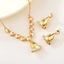 Show details for Stylish Irregular Rose Gold Plated 2 Piece Jewelry Set