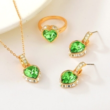 Show details for Fancy Love & Heart Copper or Brass 3 Piece Jewelry Set