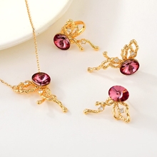 Show details for Purchase Rose Gold Plated Party 3 Piece Jewelry Set Exclusive Online