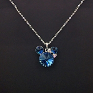 Show details for Bling Animal Platinum Plated Pendant Necklace