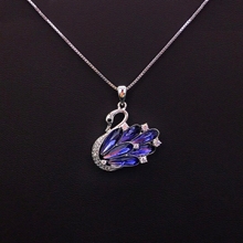 Show details for Latest swan Cubic Zirconia Pendant Necklace