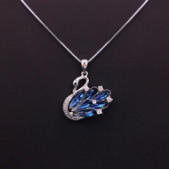 Show details for Fashion Cubic Zirconia Pendant Necklace with Full Guarantee
