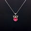 Show details for Beautiful Cubic Zirconia Holiday Pendant Necklace