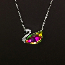 Show details for Staple swan Holiday Pendant Necklace