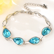 Show details for Party Swarovski Element Charm Bracelet of Original Design