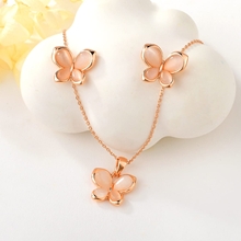 Show details for Low Cost Rose Gold Plated Holiday 2 Piece Jewelry Set with Low Cost