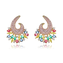 Show details for Great Value Colorful Copper or Brass Dangle Earrings with Member Discount