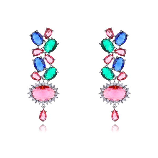Picture of Eye-Catching Colorful Party Dangle Earrings with Member Discount