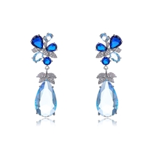 Show details for Most Popular Cubic Zirconia Copper or Brass Dangle Earrings