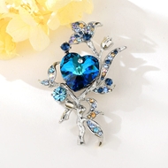Show details for Eye-Catching Blue Luxury Brooche From Reliable Factory