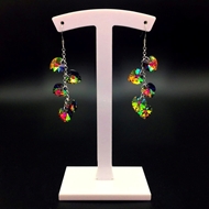 Show details for Copper or Brass Love & Heart Dangle Earrings with Unbeatable Quality