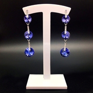 Show details for Luxury Swarovski Element Dangle Earrings at Unbeatable Price