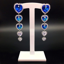 Show details for Party Copper or Brass Dangle Earrings with Fast Shipping