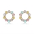 Picture of Nice Cubic Zirconia Gold Plated Huggie Earrings from Certified Factory