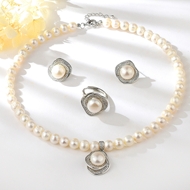 Show details for Funky Geometric Classic 3 Piece Jewelry Set