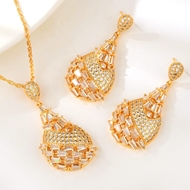 Show details for Party Geometric 2 Piece Jewelry Set with Beautiful Craftmanship