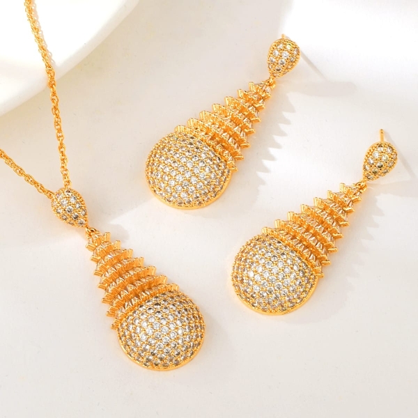 Picture of Great Cubic Zirconia Party 2 Piece Jewelry Set