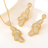 Show details for Brand New White Irregular 2 Piece Jewelry Set with Full Guarantee