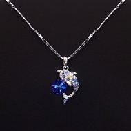 Show details for Fast Selling Platinum Plated Copper or Brass Pendant Necklace from Editor Picks