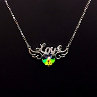 Show details for Funky Love & Heart Colorful Pendant Necklace