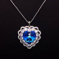 Show details for Party Swarovski Element Pendant Necklace of Original Design