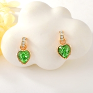 Show details for Buy Rose Gold Plated Holiday Dangle Earrings with Price