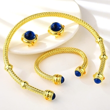 Show details for Amazing Irregular Gold Plated 2 Piece Jewelry Set
