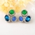 Picture of Affordable Zinc Alloy Artificial Crystal Dangle Earrings from Trust-worthy Supplier