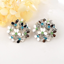 Show details for Classic Artificial Crystal Dangle Earrings in Flattering Style