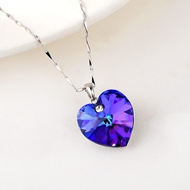 Show details for Best Selling Love & Heart Purple Pendant Necklace