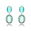 Show details for Great Cubic Zirconia Platinum Plated Dangle Earrings