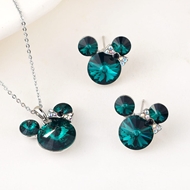 Show details for Party Platinum Plated 2 Piece Jewelry Set of Original Design