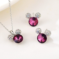 Show details for Fashion Purple 2 Piece Jewelry Set with 3~7 Day Delivery