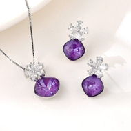 Show details for Pretty Swarovski Element Party 2 Piece Jewelry Set