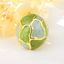 Show details for Hypoallergenic Gold Plated Zinc Alloy Fashion Ring with Easy Return