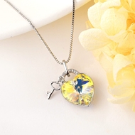 Show details for Bling Party Copper or Brass Pendant Necklace