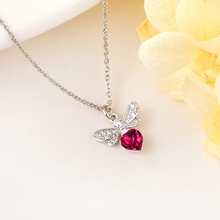Show details for Purchase Platinum Plated Butterfly Pendant Necklace Exclusive Online