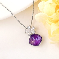 Show details for Sparkling Party Swarovski Element Pendant Necklace