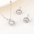 Picture of Purchase Platinum Plated Cubic Zirconia 2 Piece Jewelry Set Exclusive Online