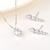 Picture of 925 Sterling Silver Love & Heart 2 Piece Jewelry Set From Reliable Factory