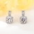 Picture of Good Quality Moissanite Platinum Plated Dangle Earrings