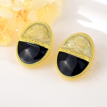 Show details for Delicate Geometric Gold Plated Dangle Earrings