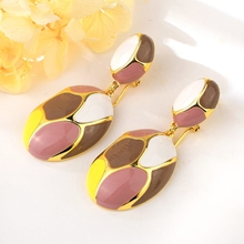 Show details for Zinc Alloy Gold Plated Dangle Earrings From Reliable Factory