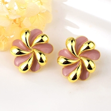 Show details for Classic Enamel Dangle Earrings with Worldwide Shipping