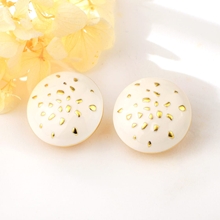 Show details for Impressive White Classic Dangle Earrings with Low MOQ